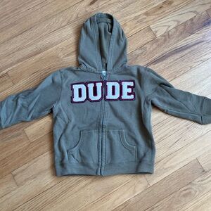 Youth size hoodie “DUDE”